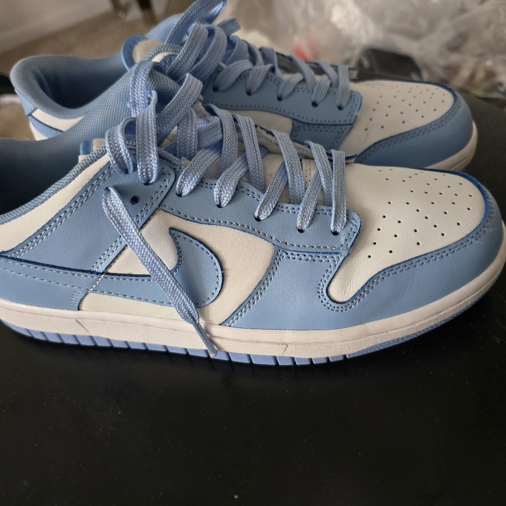 MENS LIGHT BLHE DUNK LOWS 9.5
